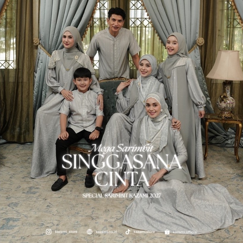 (HANYA DP) Sarimbit Singgasana Cinta by Kazami Warna azura