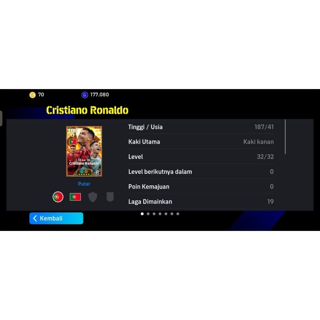 akun Efootball Mobile 2026