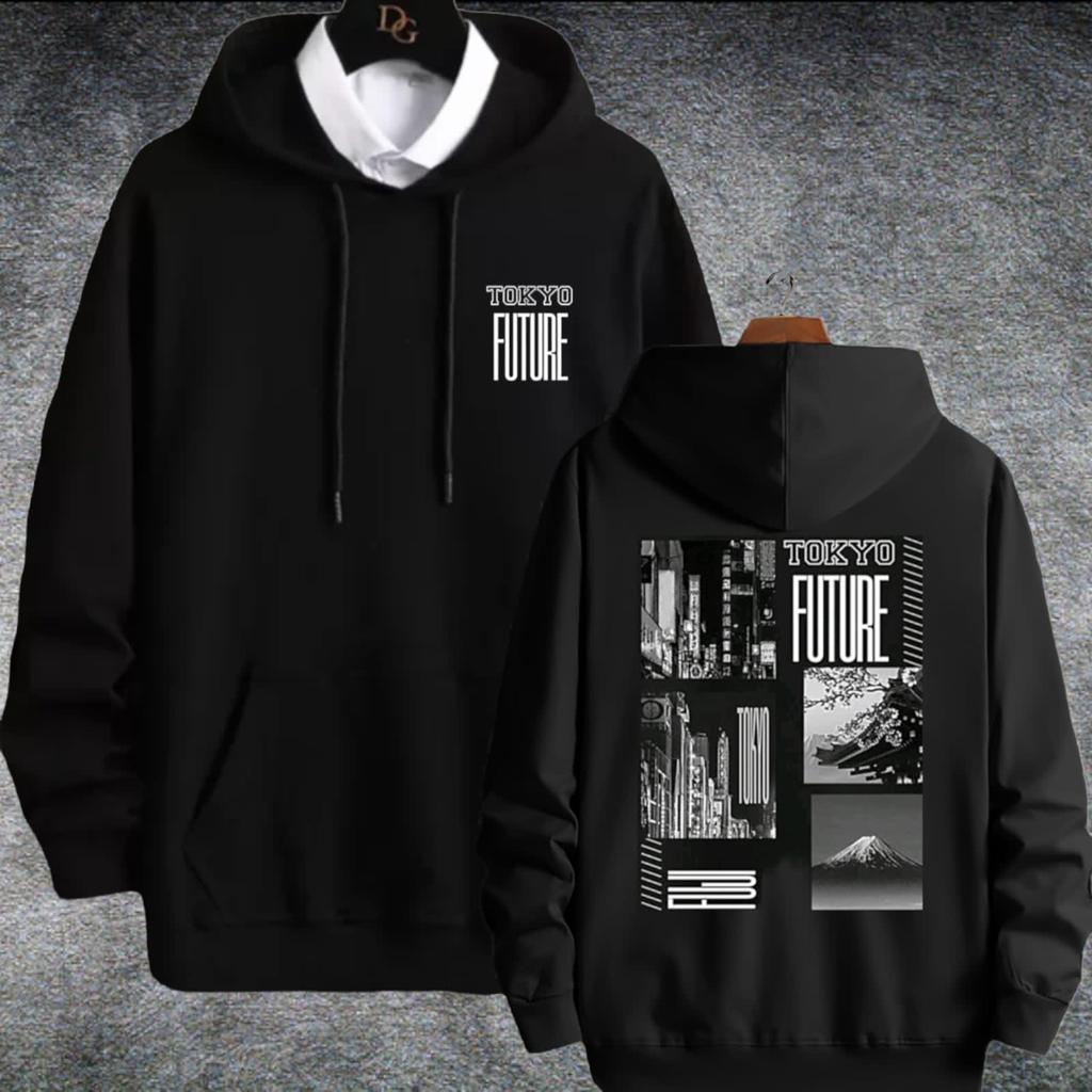 Jaket Hoodie Pria Sweater Tokyo Future Keren Premium Hodiee Brixton Swater Hudie Trendi