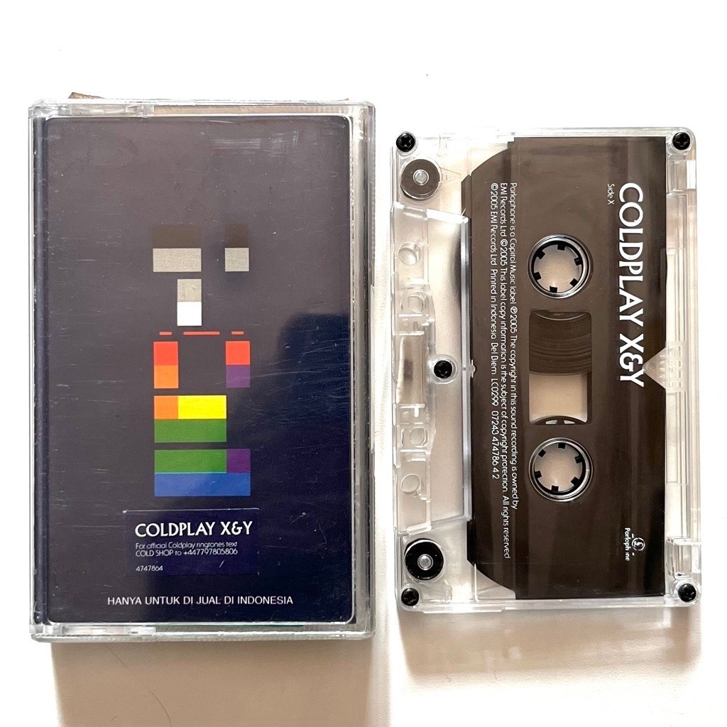 Kaset Pita Coldplay - X & Y (2005 EMI RECORDS)