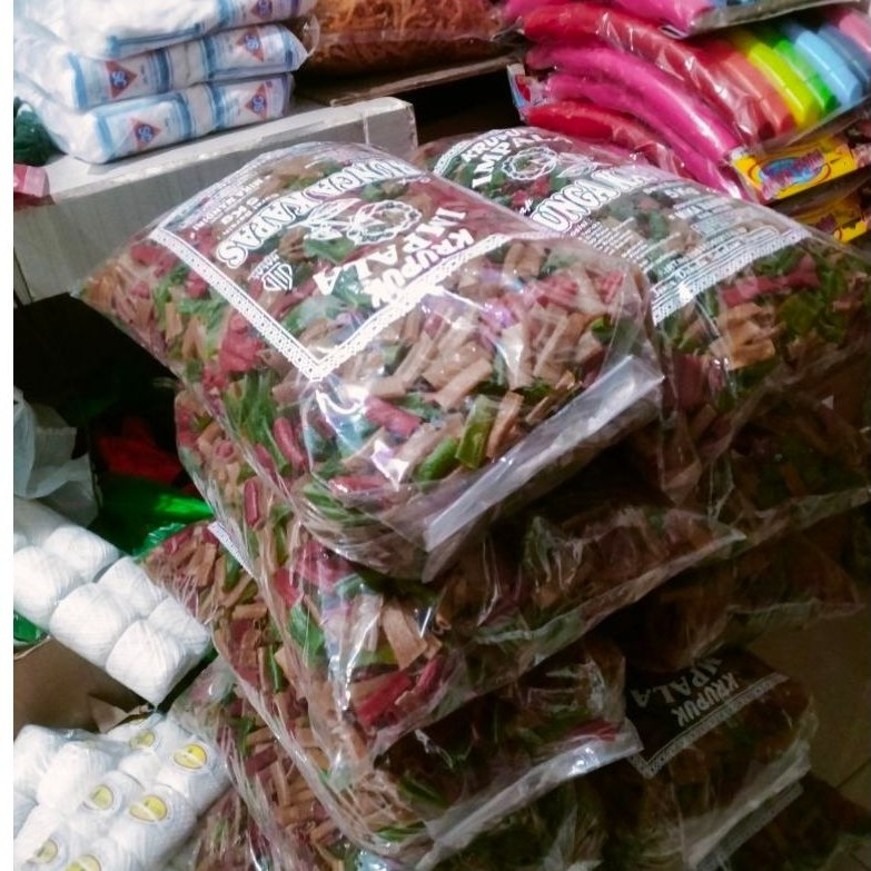 Grosir 5kg aneka krecek /krupuk mentah