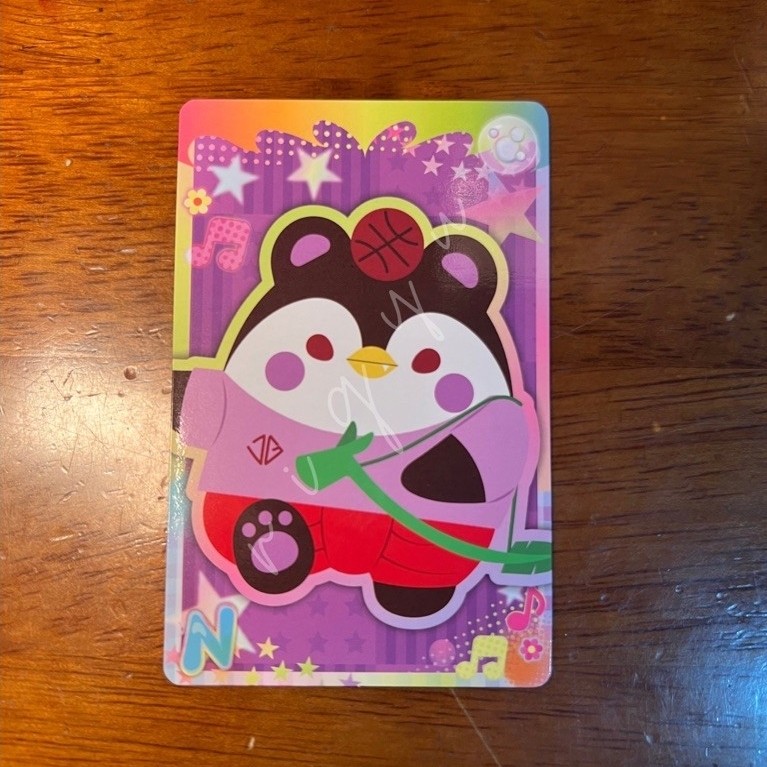 collectible card mascot guinzly