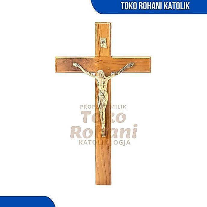 SALIB GANTUNG KORPUS KUNINGAN / SALIB KATOLIK / SALIB DINDING