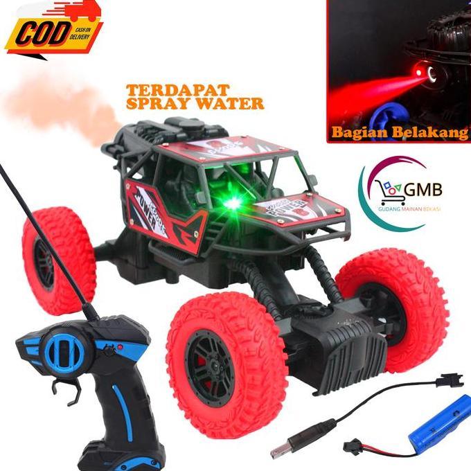 Lez Mainan Anak Mobil Rc Nitro Spray Pr-17732 Mobil Remote Offroad Nitro Keluar Asap 1:16