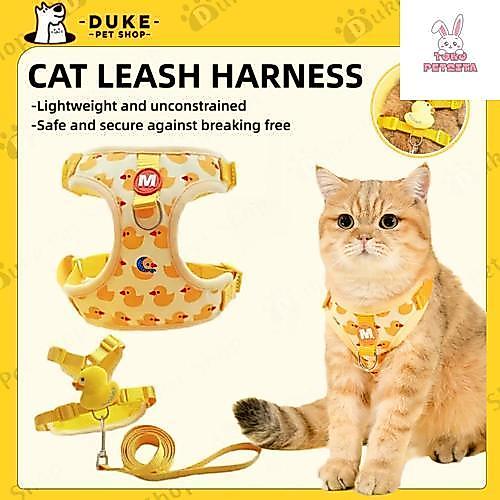 TALI KUCING HARNESS ANJING KUCING TALI TUNTUN KUCING TALI KUCING HARNESS KUCING ROMPI BAJU KUCING