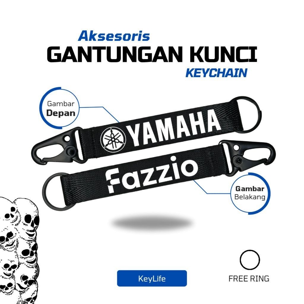 " Fazio " Gantungan Kunci Yamaha Fazio