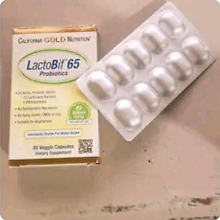 California Lactobif 30 Billion 60 Kapsul / 65 Billion Probiotics CFU 30 Kapsul Vegan Dukung Kesehata