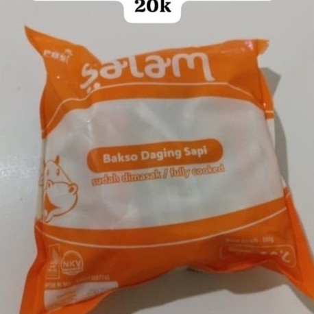 Bakso daging sapi SALAM 500gr Frozen Food Instan Palembang