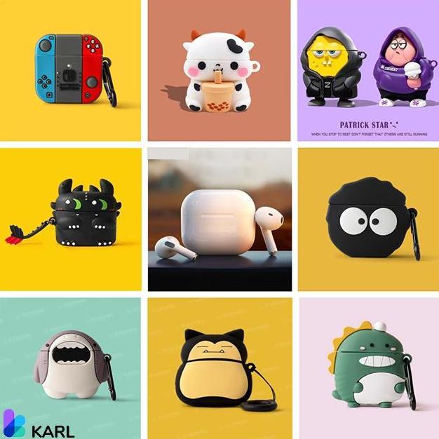 Case Compatible For Lenovo Lp40 / Lp40 Pro / Lp40 S Thinkplus Wireless Bluetooth Earphone Cartoon Cu