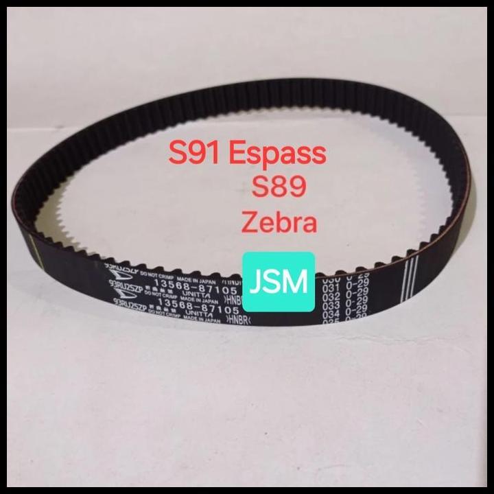 DISKON TIMING BELT TIMINGBELT TALI SABUK TEMING MESIN DAIHATSU ZEBRA S89 S 89 S91 S 91 CLASSY ESPASS