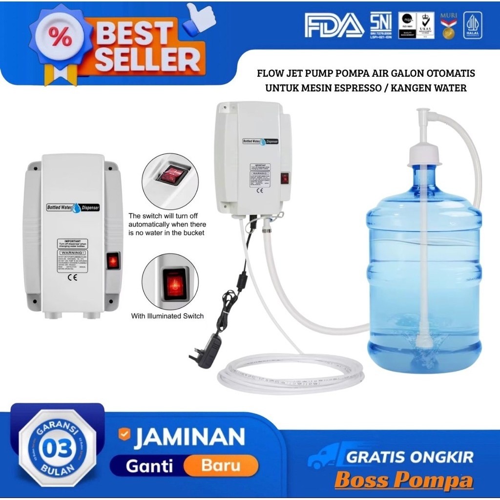 Flojet / Flowjet / Flow jet Pompa Flow jet Bottled Water pump flojet
