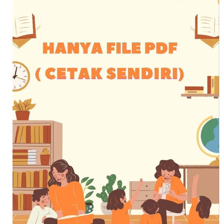 PRINTABLE WORKSHEET EDUKASI ANAK PAUD & TK (50 HALAMAN) - FILE PDF