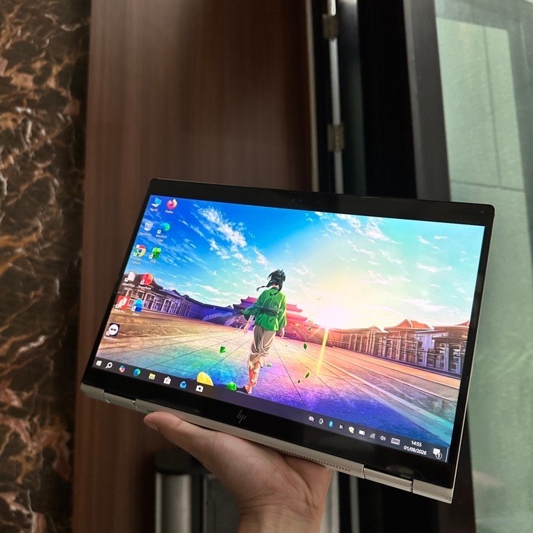 Laptop Hp Elitebook X360 Touchscreen Lipat 360° Intel Core i5 Gen 8 8/256GB SSD Ada Face ID & Finger