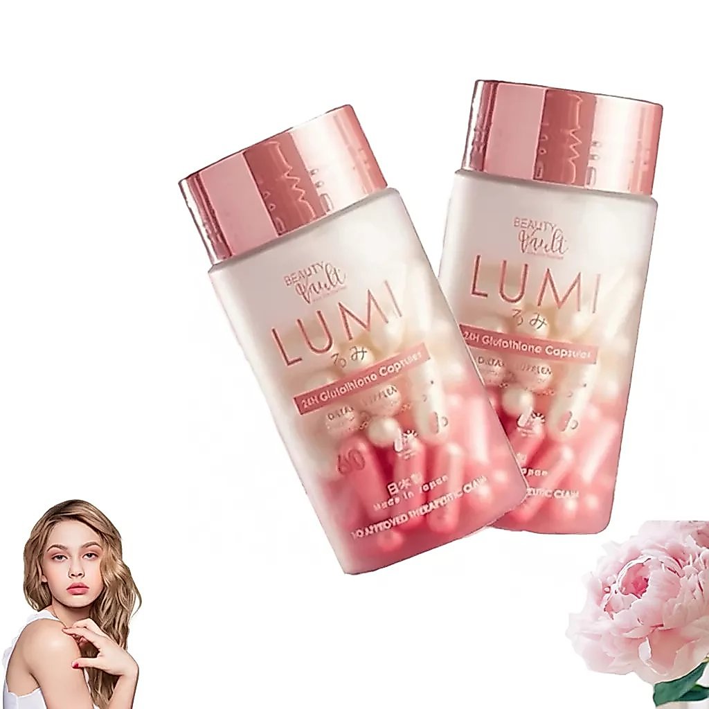LUMI Glutathione Collagen Capsule 24H Whitening Glutathione JAPAN FORMULA Whitening Face
