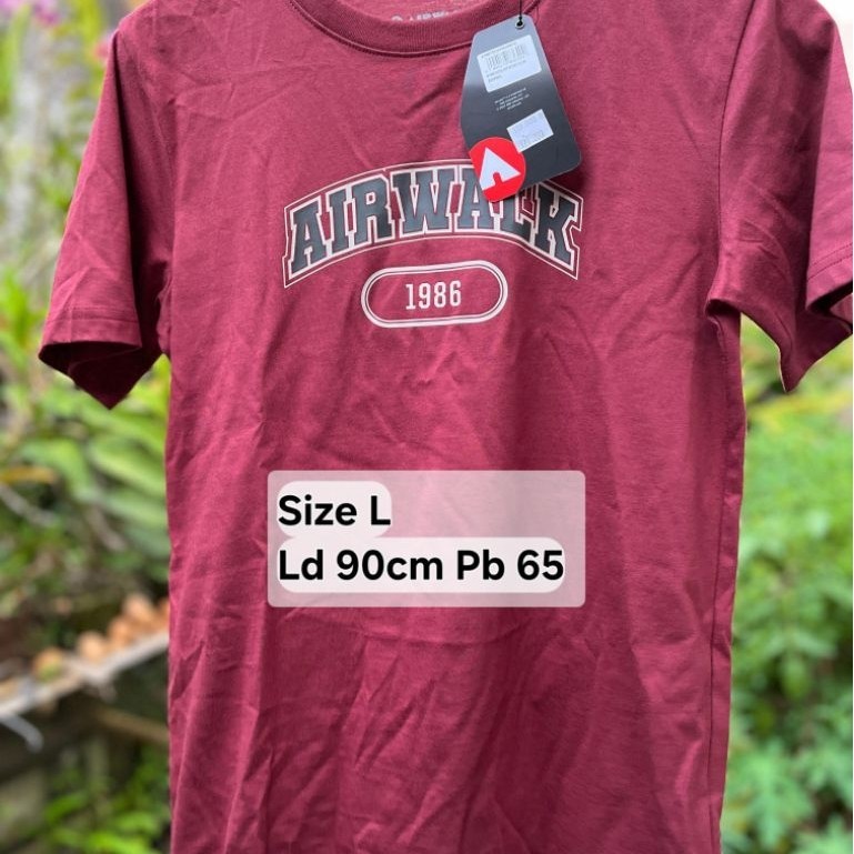 Kaos Airwalk Eddie Jr(Junior/remaja) Tshirt Size LOriginal Sale SportStation