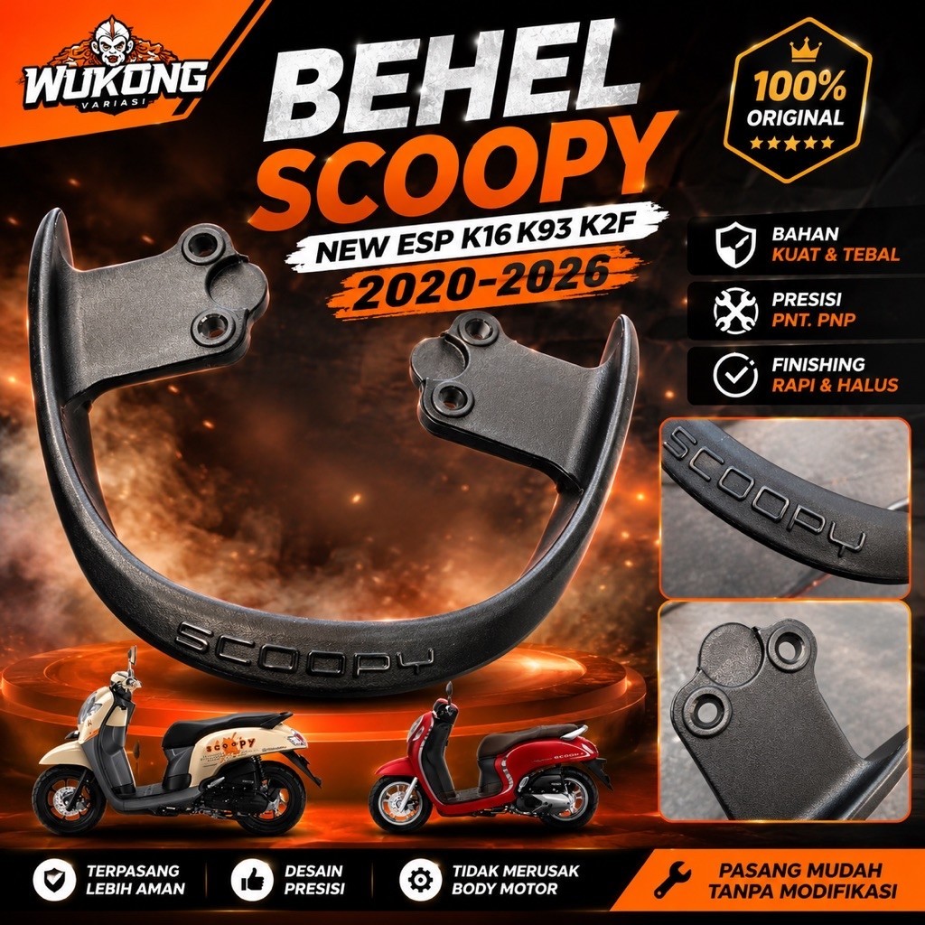 BEHEL SCOOPY K16 K93 K2F 2012-2026 BEGEL JOK MOTOR SCOOPY NEW ESP FI K93 BEHEL SCOOPY NEW ESP 2012 1