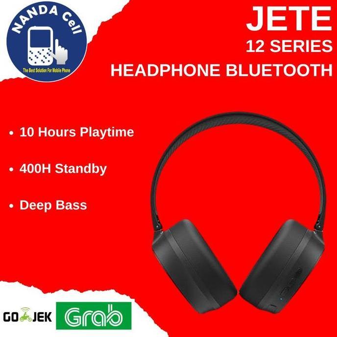 Headset Bando Headphone JETE 12 Bluetooth Noise Cancelling