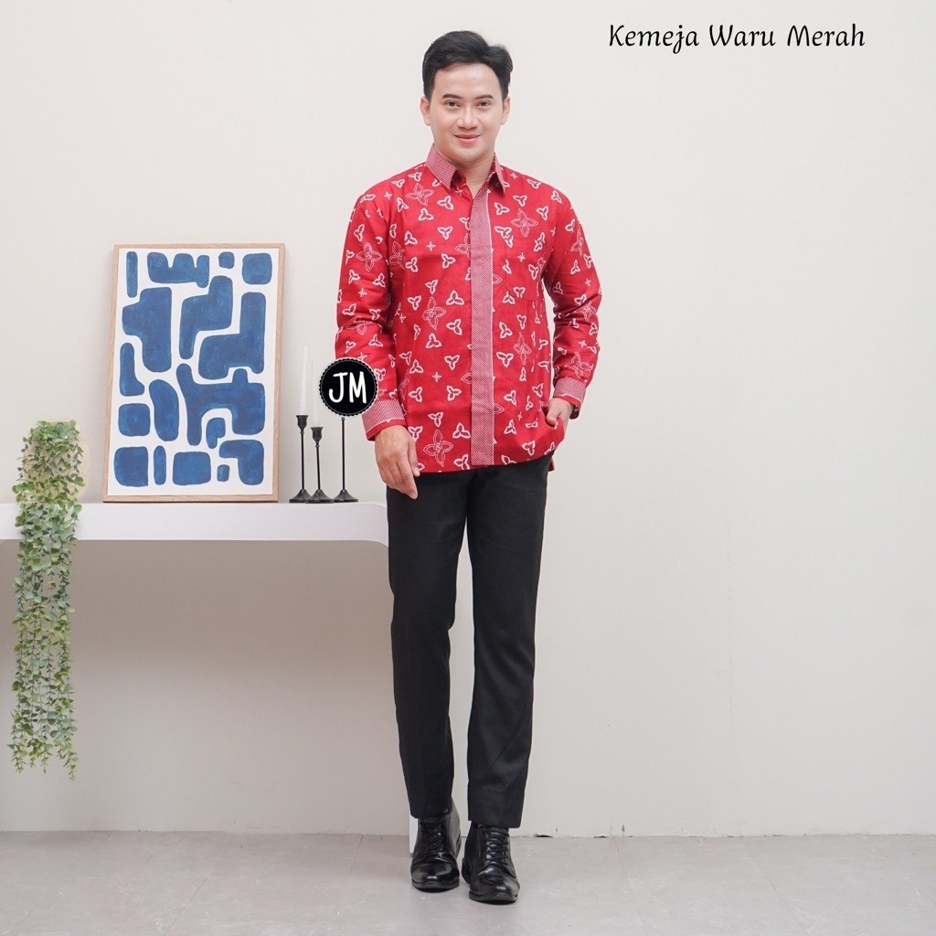 Kemeja Batik Pria Jumputan