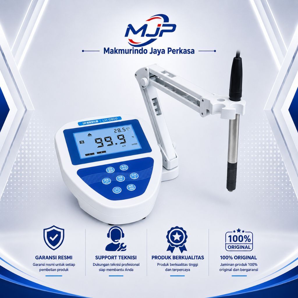 Lohand LH-P800 Digital Benchtop pH ORP Meter High Precision Water Quality Analyzer Alat Ukur pH ORP 