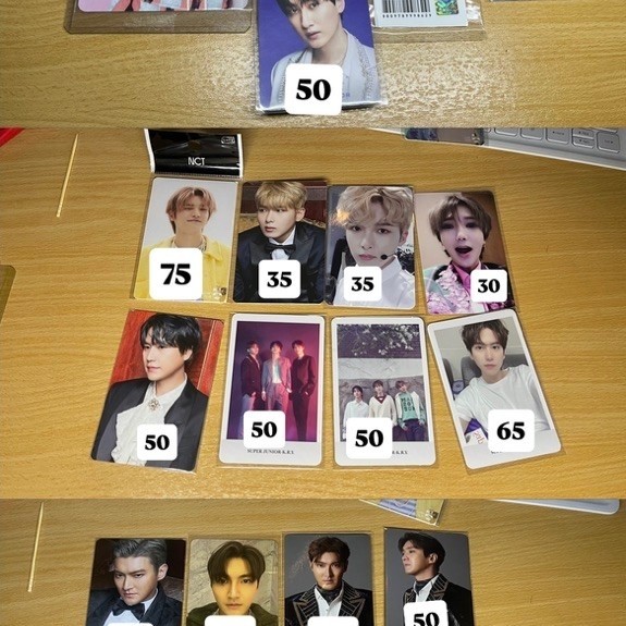 PHOTOCARD KRY YESUNG KYUHYUN RYEOWOOK SUPER JUNIOR PC SUJU SJ OFFICIAL