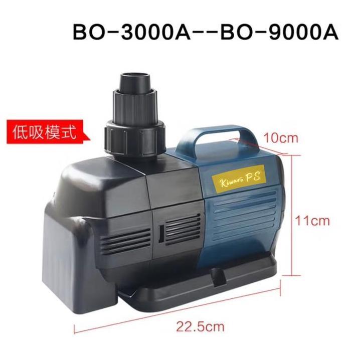 BEBAS ONGKIR - AMARA / SOBO BO 9000A Pompa Air Kolam Aquarium Ikan BO9000A BO 9000 A
