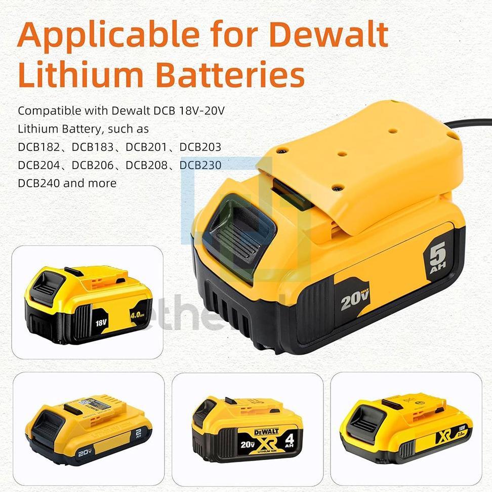 Adapter Baterai Bor (Milwaukee/Dewalt/Makita) Untuk Starlink Mini - Starlink Mini 18V/20V Battery Ad