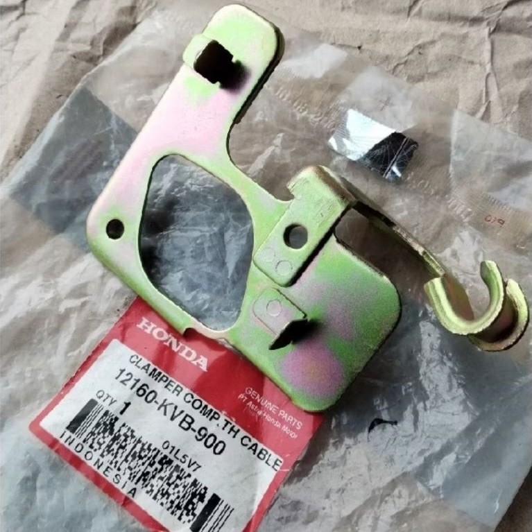 12160-KVB-900 breket kabel gas klem kabel gas plat penahan kabel gas dudukan kabel gas honda Vario k