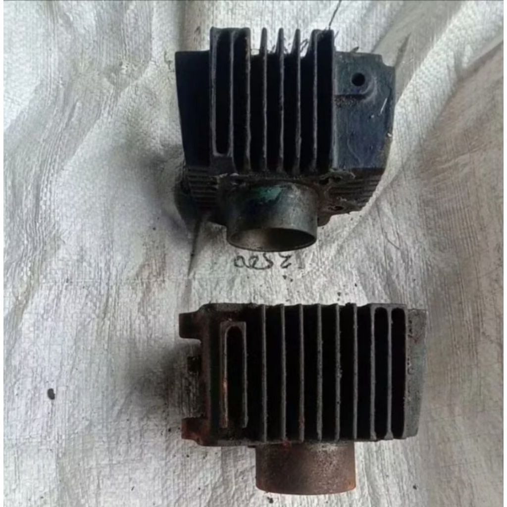 Blok Seher Buring piston Honda Supra x Lama grand prima original copotan (BAHAN)