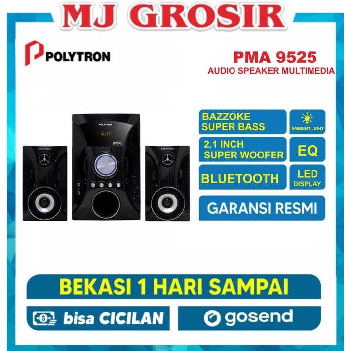 Promo Polytron Speaker Audio Pma 9505 Pma9505 Super Bass Usb Bluetooth