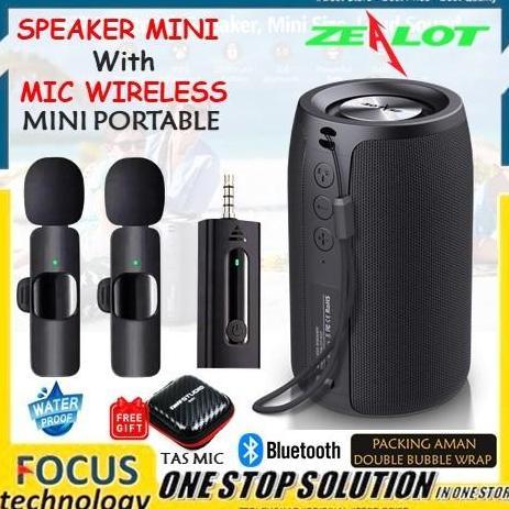 Speaker Portable Mini Mic Clip On Mengajar Tour Guide Murotal Mengaji