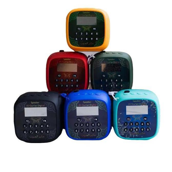 Speaker Murottal Alquran Hafidz 30 Juz Murottal Rhimoa V-600Mini + Bluetooth + Chip 16 Gb Bisa Cod R