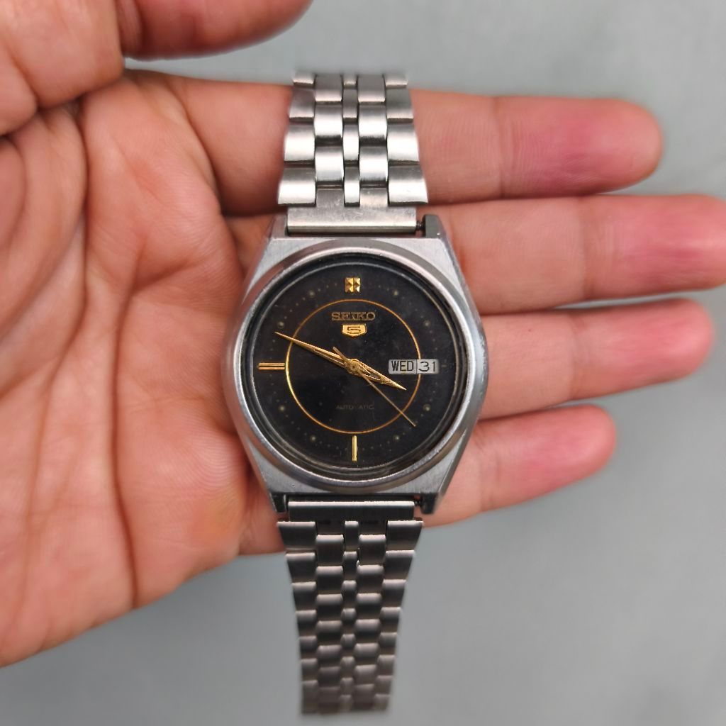 JAM TANGAN SEIKO 5 AUTOMATIC VINTAGE BEKAS SECOND