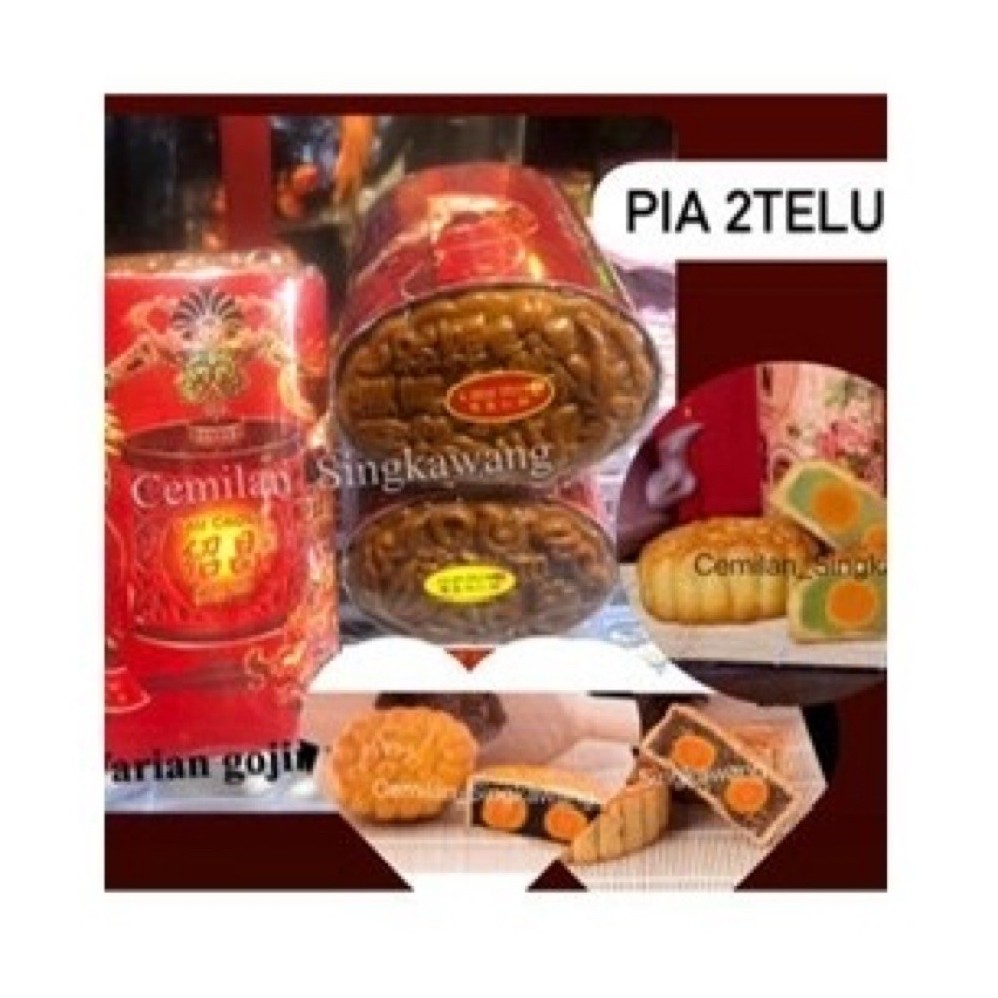 KUE BULAN PHIA TAUSA + 2TELURASIN / MOONCAKE TAUSA PIANG ISI TELURASIN SAUCHONG KALIMANTAN