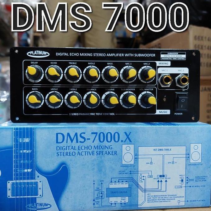 DMS 7000 KIT PCB RANGKAIAN MODUL MODULE MIXING SPEAKER AKTIF AKTIVE ECHO MIC PARAMETRIK PARAMETRIC D