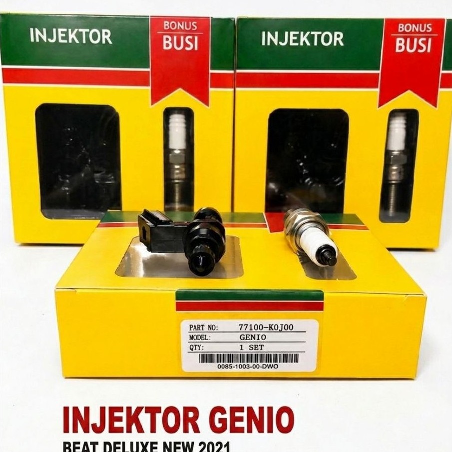 INJEKTOR GENIO BEAT DELUXE NEW 2021 KOJ ORIGINAL NPP KUALITAS TERBAIK TINGGAL PASANG