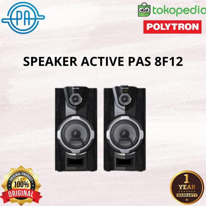 Speaker Active Polytron Pas-8F12 / Pas8F12 Spiker Aktif Bluetooth Pas 8F12