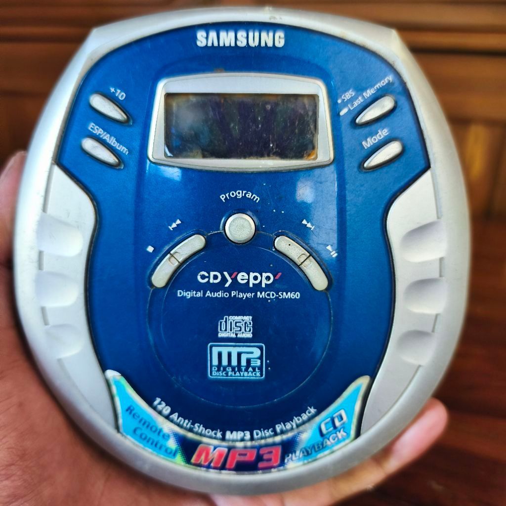 Discman Samsung Yepp Vintage Discman Mati/Bahan Service