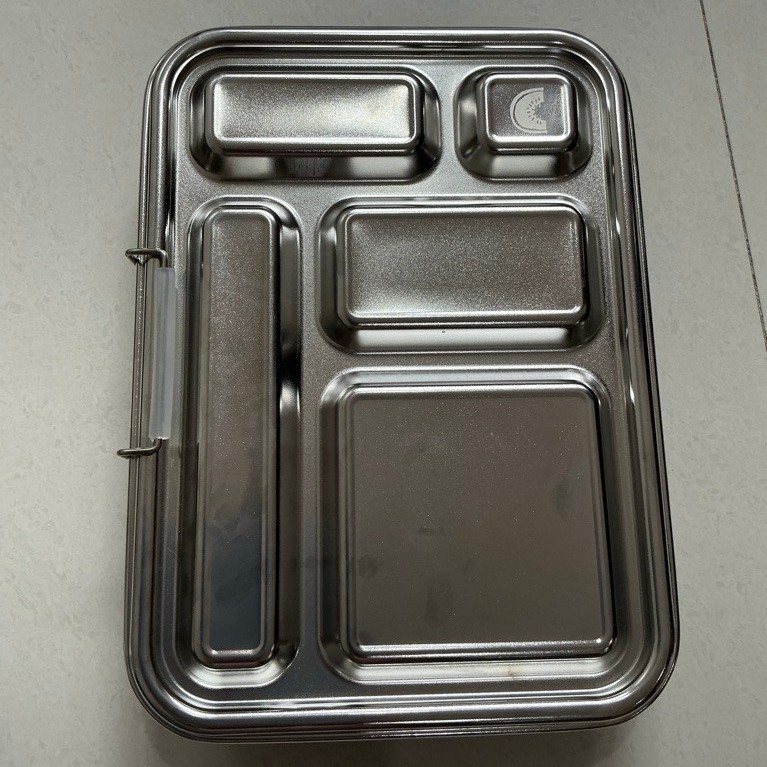 JUAL STAINLESS LUNCH BOX / KOTAK BEKAL BENTO 5 sekat