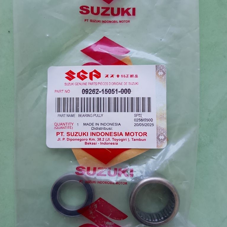 LAHAR BEARING PULLY BELAKANG MOTOR SUZUKI SPIN, SKYDRIVE, SKYWAVE.