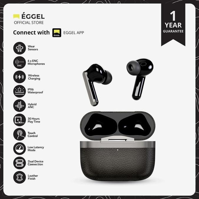 Eggel Quietbuds 3 Hybrid Anc + Enc Tws Bluetooth Earphone