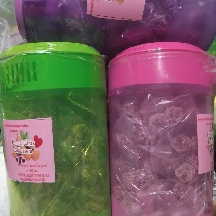 Permen Asem Toples ( Isi 60)