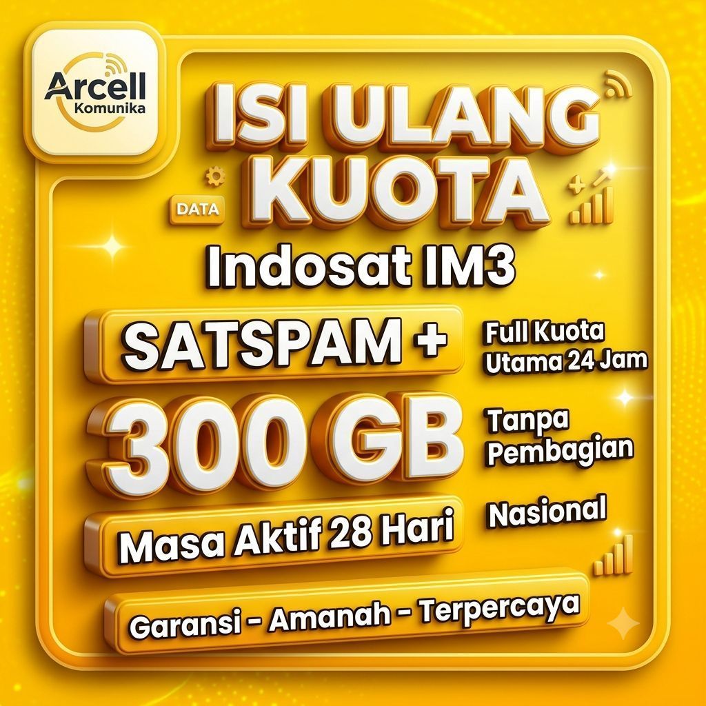 PROMO KUOTA INDOSAT IM3 FREEDOM 150GB 28 HARI TERMURAH
