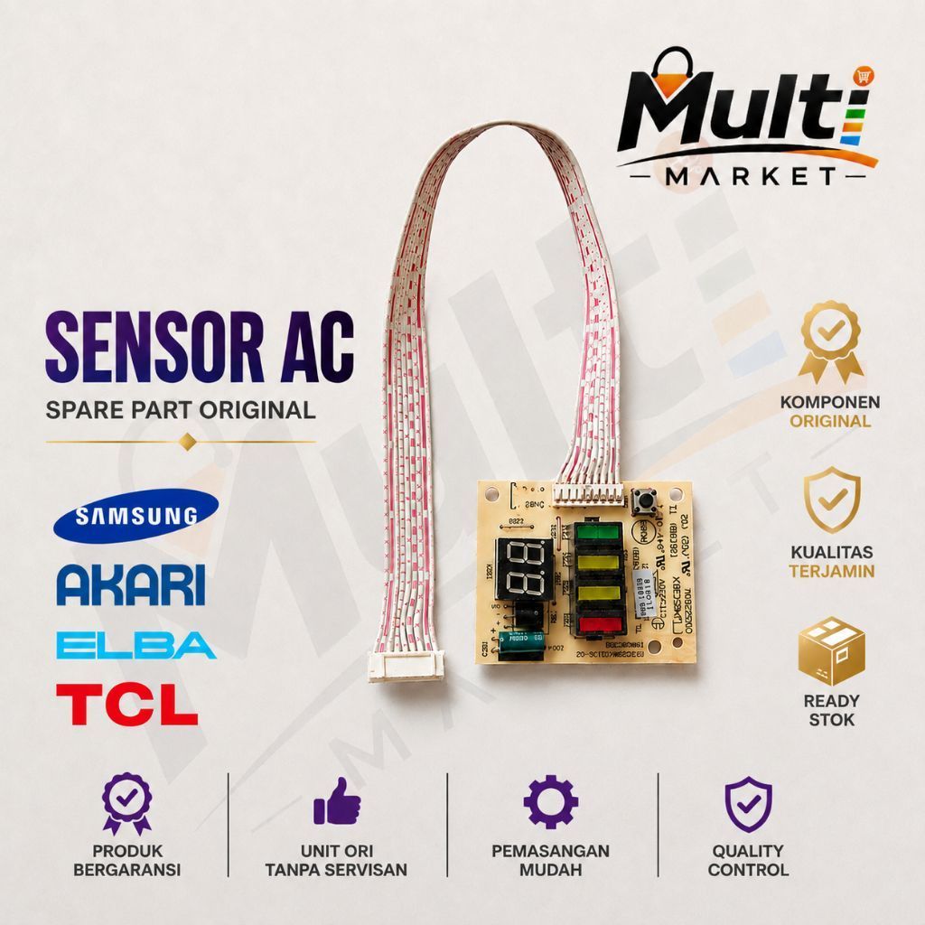 SENSOR AC INDOOR SAMSUNG TCL AKARI ELBA UNIT ORI
