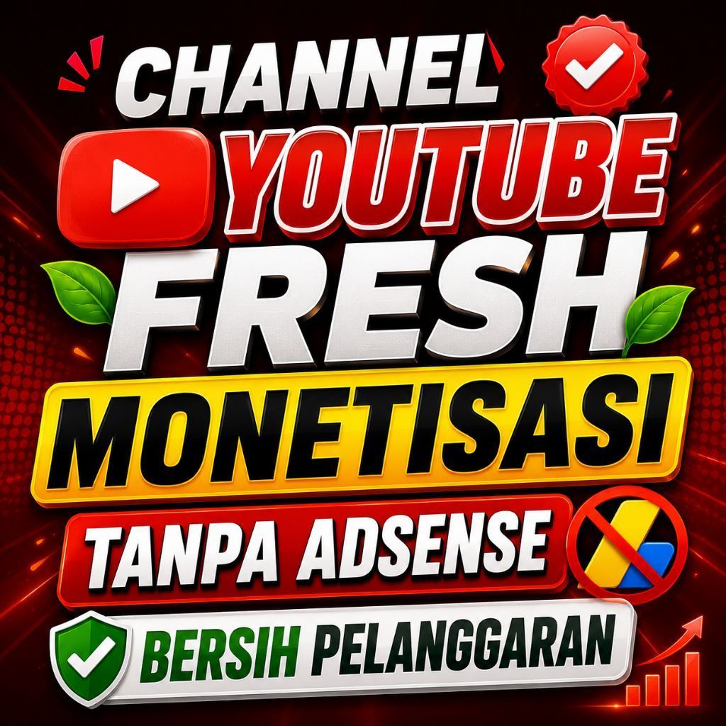 Akun Channel YT fresh monet No Adsense