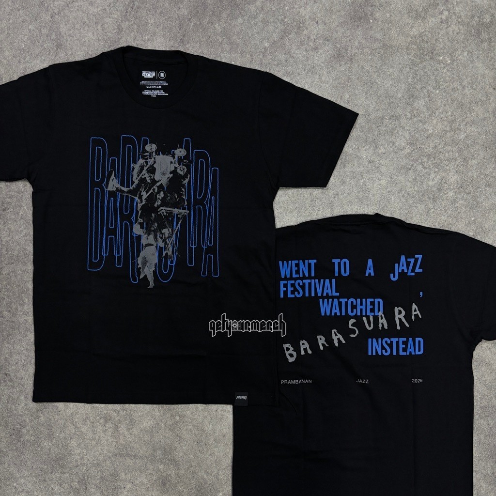 Barasuara - Prambanan Jazz 2026 Tshirt - Black