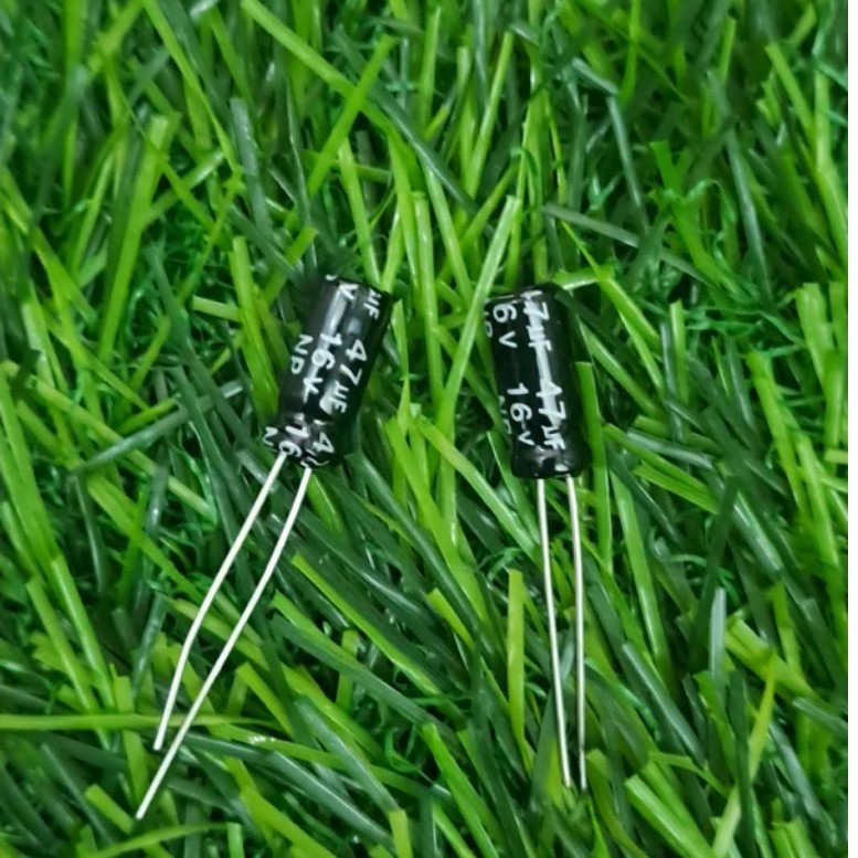 kapasitor elco 47uf 16v NP nonpolar