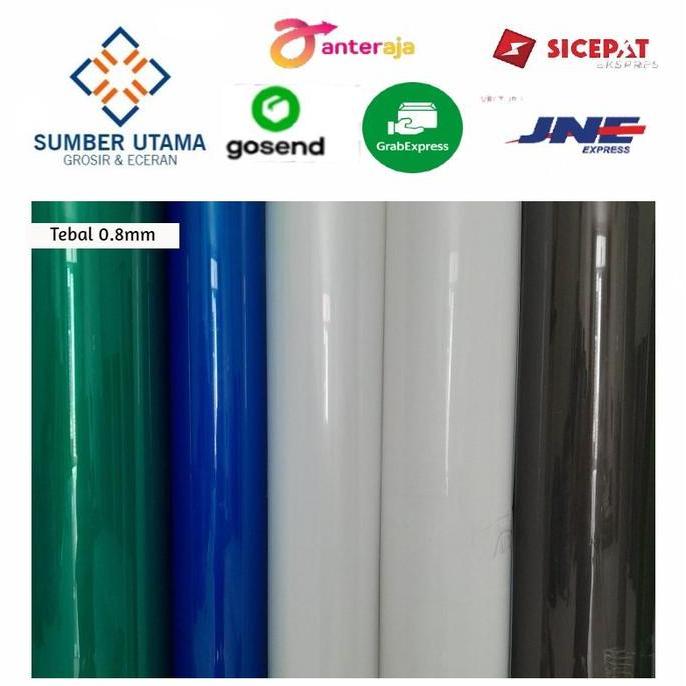 penutup pagar rumah fiber pagar polos tebal 0.8mm