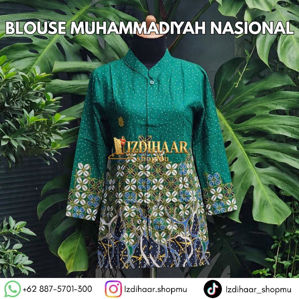 Blouse Batik Muhammadiyah Nasional