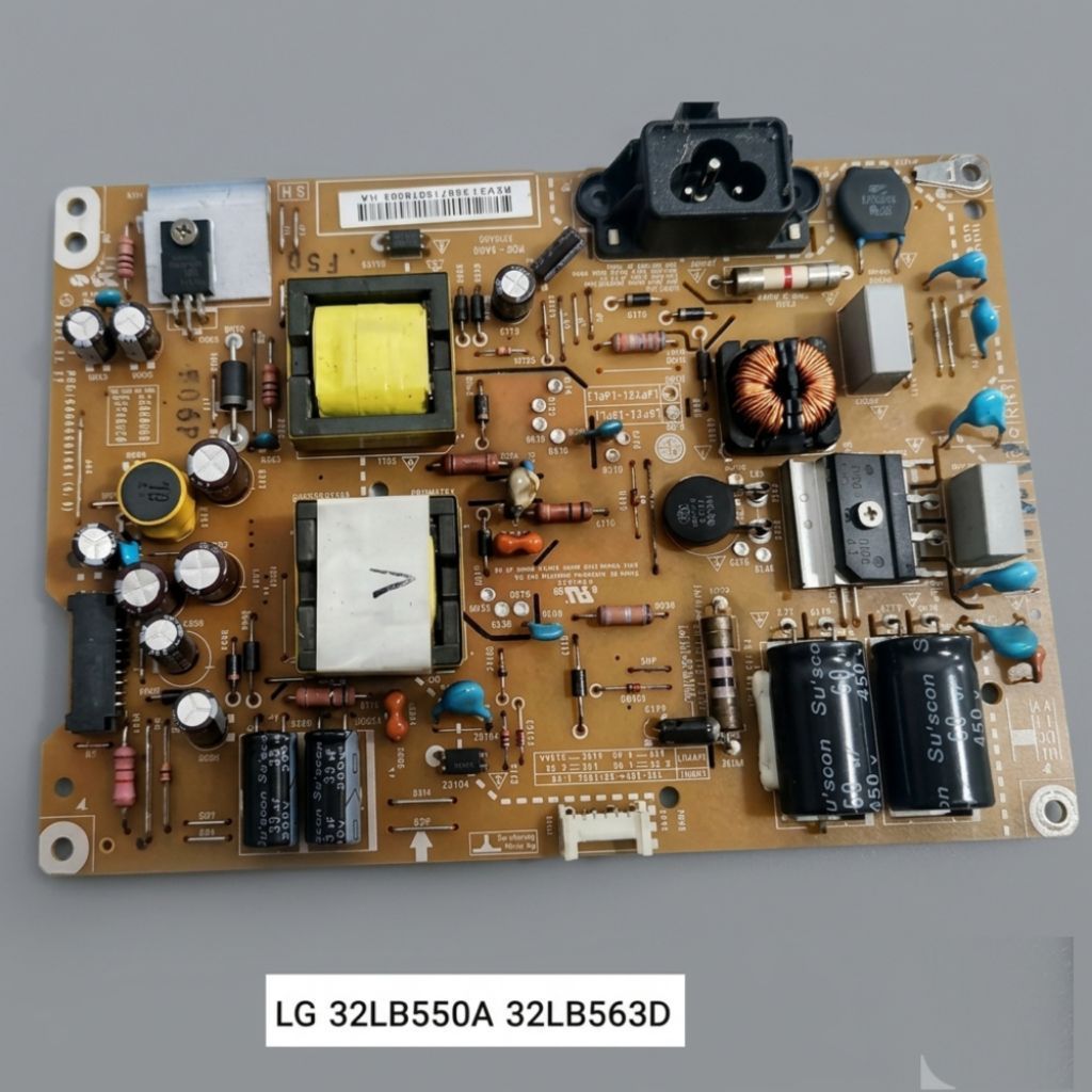 PSU Dan MB Tv LED LG 32LB550A 32LB563D Normal Bekas Lcd Pecah