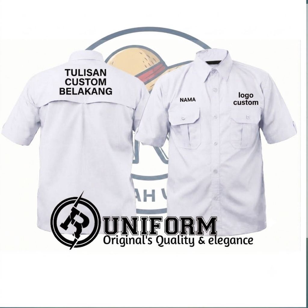 Kemeja PDL custom bordir satuan